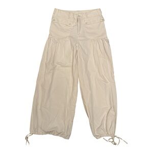 NWT Boutique brand Cream Wide-Leg Pants size small boho, free people style